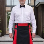Men's Scottish Black & Red Hybrid Kilt