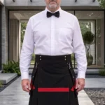 Men's Scottish Brown Fashion Utility Kilt