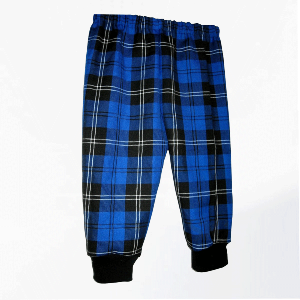 Premium Quality Blue tartan Trousers Design 4