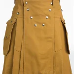 Premium Quality Hand Made Scottish Brown Utility Kilt