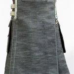 Premium Quality Hand Made Scottish Denim Kilt