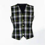 Premium Quality Hand Made Scottish Dress Gordon Tartan Waistcoat for Sale