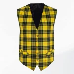 Premium Quality Hand Made Scottish Macleod of Lewis Tartan Waistcoat for Sale