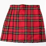 Premium Quality Hand Made Scottish Royal Stewart Tartan Skirt