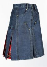 Premium Quality Hybrid Scottish Kilt With Denim Kilt Design 28