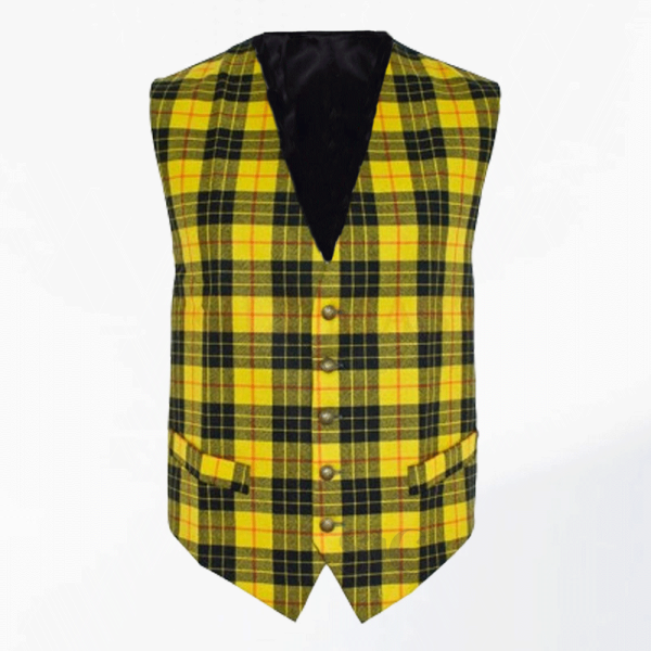 Premium Quality Macleod Lewis Tartan Waistcoat Design 11