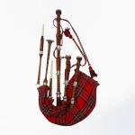 Premium Quality Scottish Royal Stewart Tartan Bagpipe