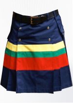 Diseño de falda escocesa híbrida única y elegante de primera calidad 89