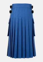 Royal Blue Hybrid Kilt Back