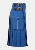 Royal Blue Hybrid Kilt Right