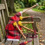 Royal Stewart Tartan Bagpipe