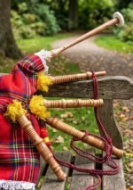 Royal Stewart Tartan Bagpipes