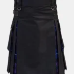 Scottish Black Hybrid Kilt