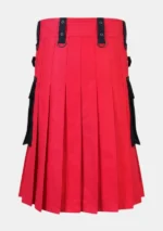 Scottish Black & Red Hybrid Kilt Back