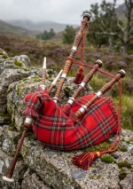 Scottish Royal Stewart Tartan Bagpipe