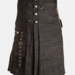 Traditional Charcoal Grey Utility Kilt