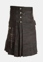 Traditional Charcoal Grey Utility Kilt