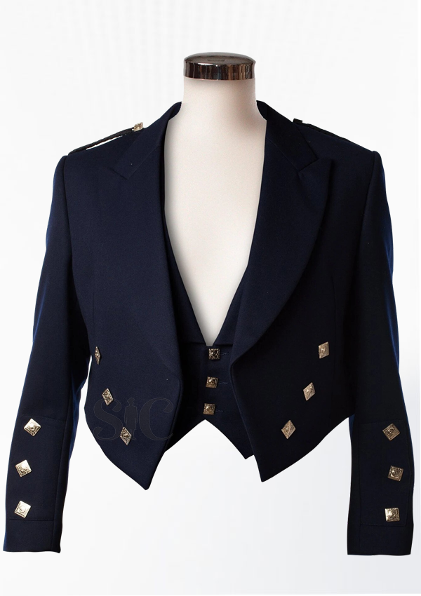 Premium Quality Argyle Jacket And Waistcoat Design 29