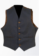 Premium Quality Scottish Navy Blue Tweed Wool Argyle Jacket