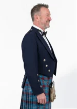 Dark Blue Prince Charlie Jacket with Vest Right Side View