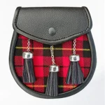 Premium Quality Hand Made Scottish Tartan Kilt Sporran