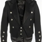 Premium Quality Traditional Scottish Prince Charlie Jacket with Vest