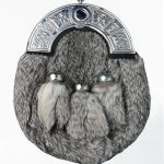 Premium Quality Traditional Scottish Rabbit Fur Kilt Sporran