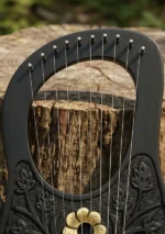 Golden Flower Black Lyre Harp Strings