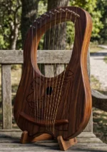 Lady Lyre Harp Left Side View