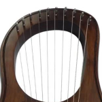 Premium Quality 10 Metal String Scottish Lyre Harp for Sale