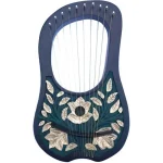 Premium Quality 10 Metal String Scottish Lyre Harp for Sale