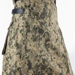Premium Quality Custom Made Scottish Camouflage Kilt