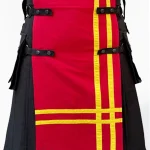 Premium Quality Red Gothic Style Hybrid Kilt