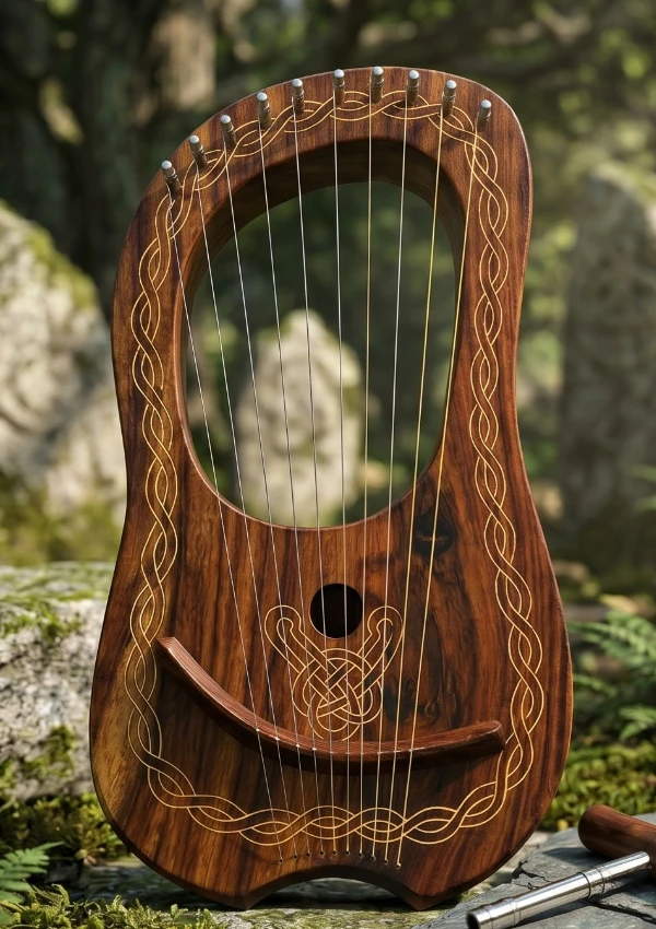 Tatto Lyre Harp