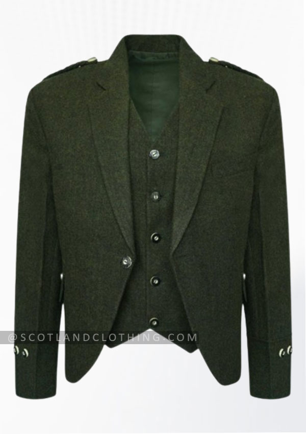 Premium Quality Scottish Black Argyle Jacket Design 43
