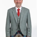 Men's Argyle Jacket Front View