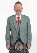 Men's Argyle Jacket Front View