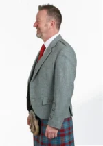 Men's Argyle Jacket Left Side View