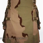 Premium Quality Hand Made Desert Camouflage Utility Kilt