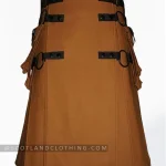 Premium Quality Hand Made Scottish Brown Utility Kilt