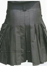 Premium Quality Hand Made Traditional Scottish Firefighter Utility Kilt Back