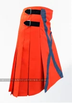 Premium Quality Scottish Firefighter Utility Kilt Side