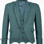 Premium Quality Scottish Green Argyle Jacket
