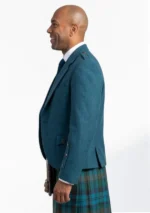 Tweed Argyle Jacket with Vest Left Side View