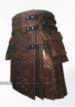 Premium Quality Worn Brown Leather Design 64