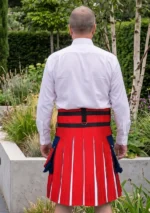 Men's Norwegian Flag Hybrid Kilt Back