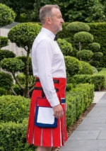Men's Norwegian Flag Hybrid Kilt Side