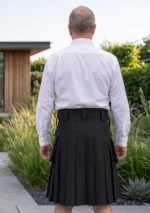Men's Red and Black Fashion Hybrid Kilt Back