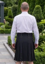 Men's Red and Black Fashion Kilt Back
