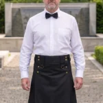 Men's Traditional Black Utility Kilt